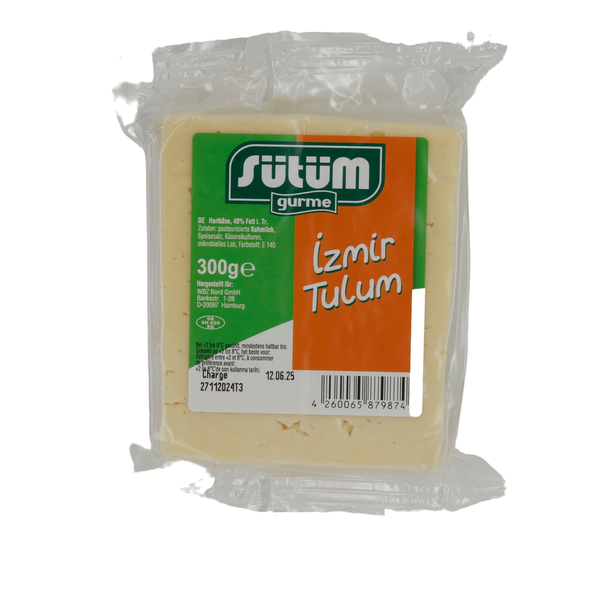 Käse Sütüm Izmir Tulum | Aromatischer Hartkäse | Mit intensivem Geschmack | 300 g SUETUEM